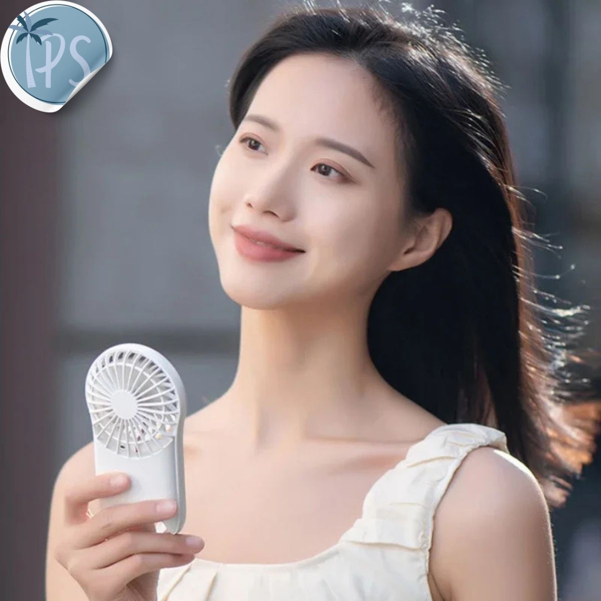 GENERICO - Mini Ventilador De Mano Portatil Recargable Abanico Personal Verde