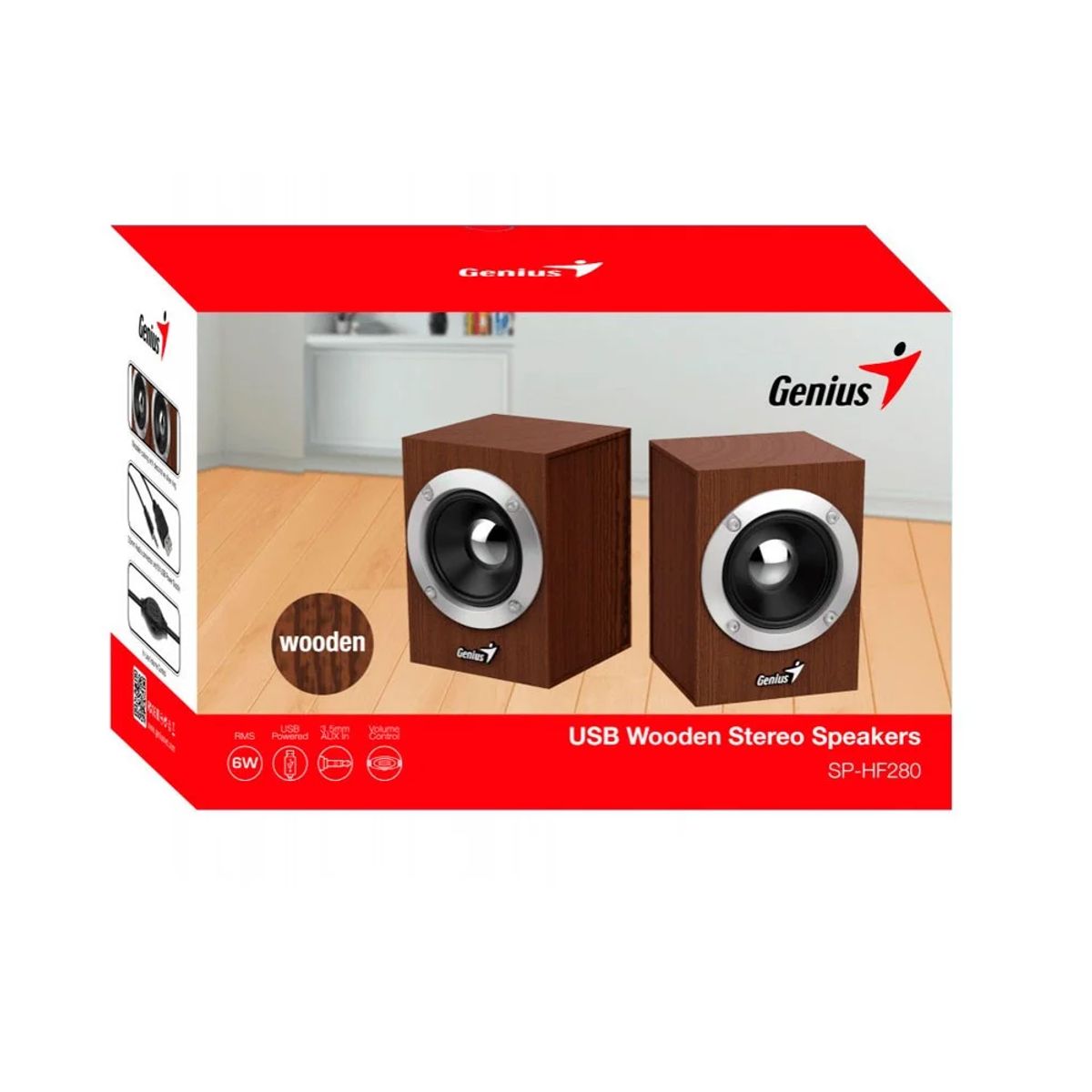 GENIUS - SP-HF 280 MADERA PARLANTES GENIUS 2.0