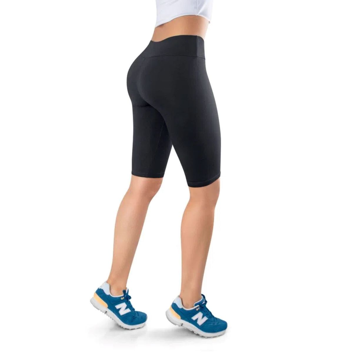 THIN & HAPPY - Licras arriba de la rodilla Mujer Running Algodón Thin  Happy.