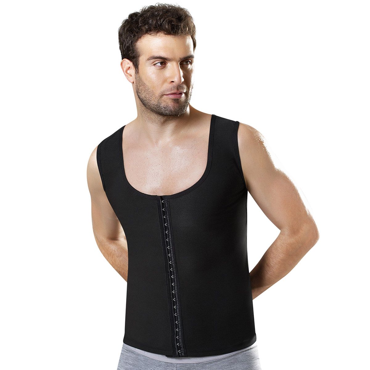 THERMO SHAPERS - Chaleco térmico reductor para Hombre con broches Osmotex