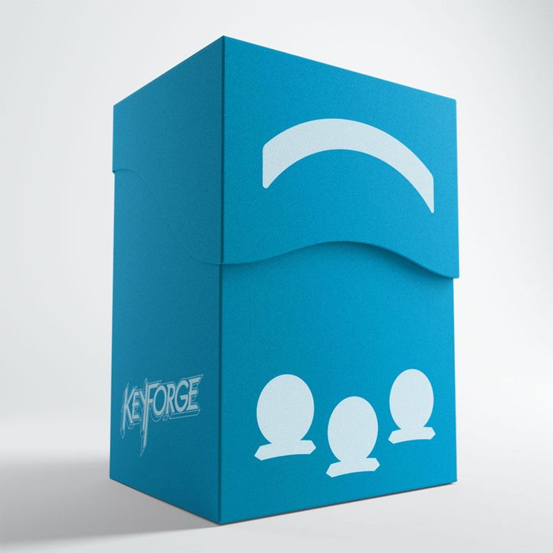 ASMODEE - Fundas Protectores Deck Box  Gemini Azul