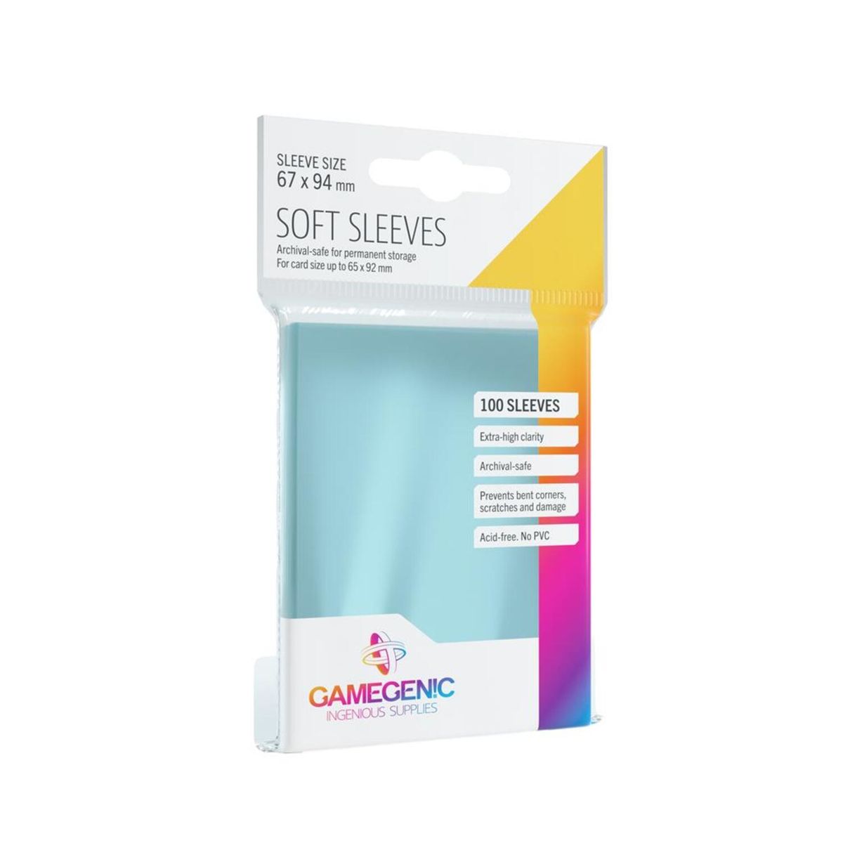 ASMODEE - Protectores De Cartas Soft Sleeves 67x94mm