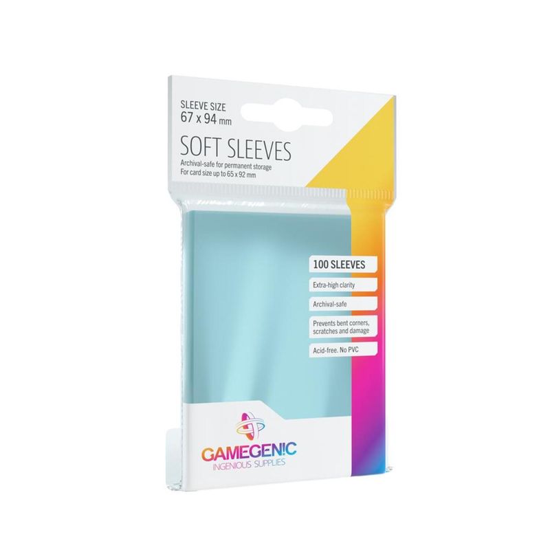 ASMODEE - Protectores De Cartas Soft Sleeves 67x94mm