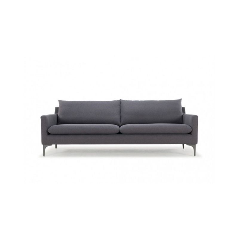SOFA MARKET - Sofa Kona 3 Puestos Gris Oscuro