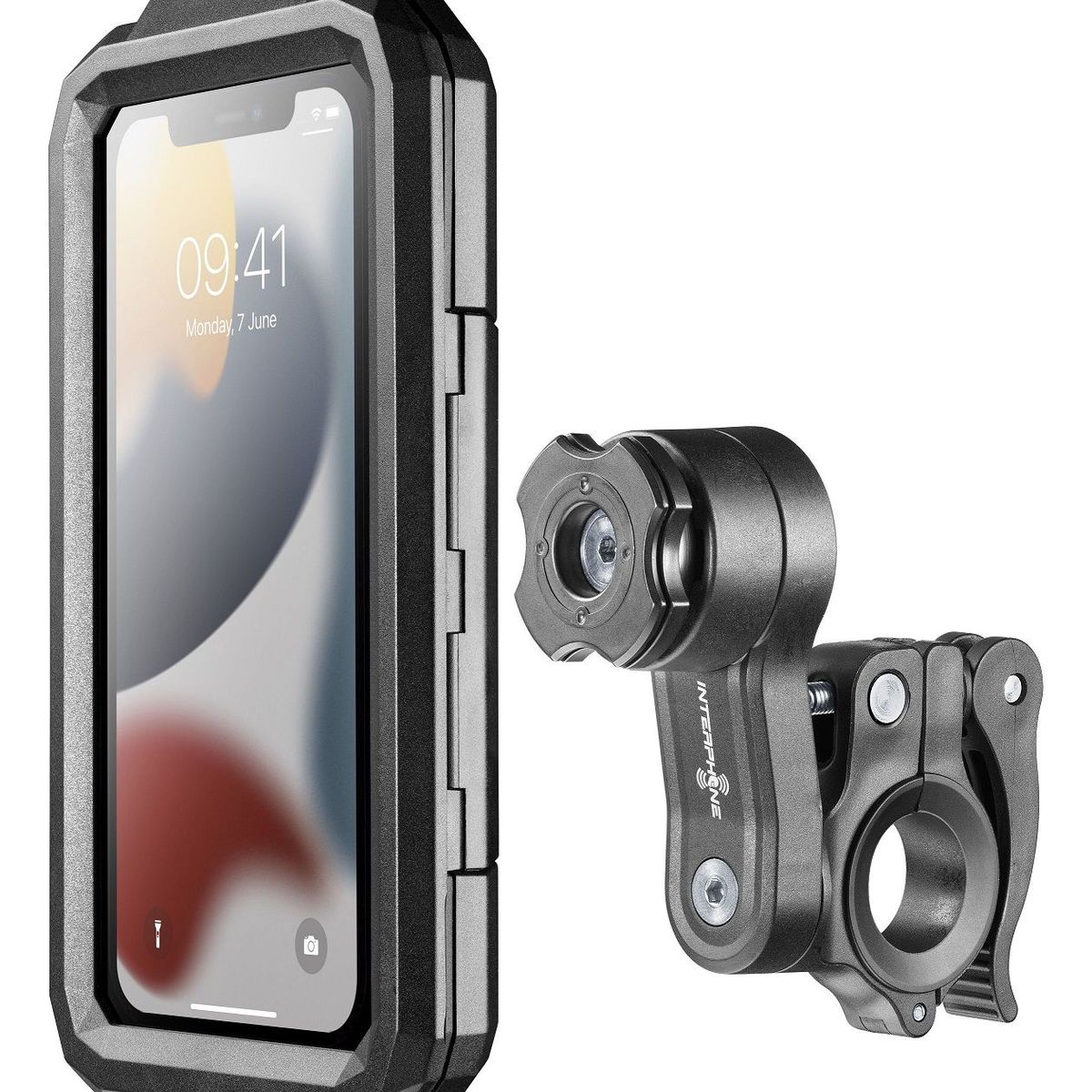 INTERPHONE - SOPORTE DE CELULAR UNIVERSAL QUIKLOX ARMOR PRO 65