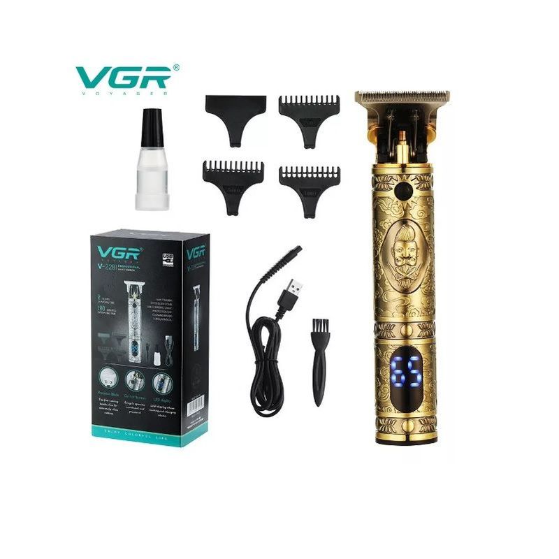 GENERICO - Maquina Patillera Barbería Recargable Vgr V-228