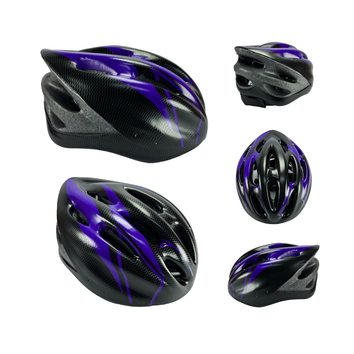 CHICAGO - Combo Patines Chicago Best Con Protecciones M 35 Ajustables a 38 Morado