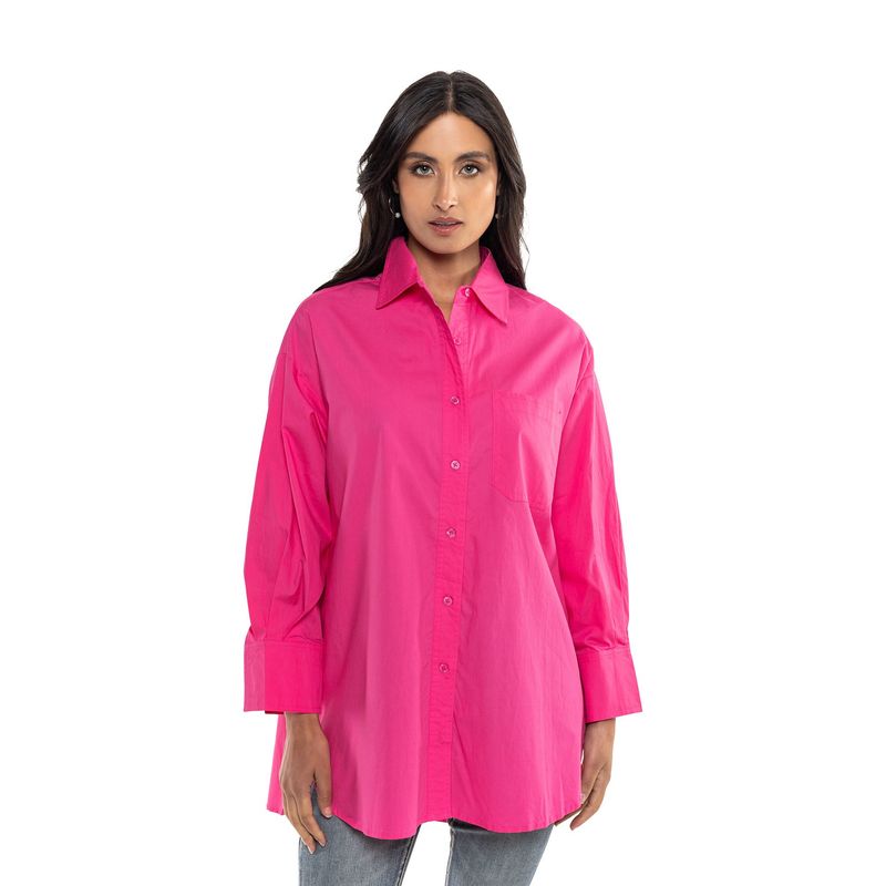 DREAMER - Camisa Larga Oversize Para Mujer