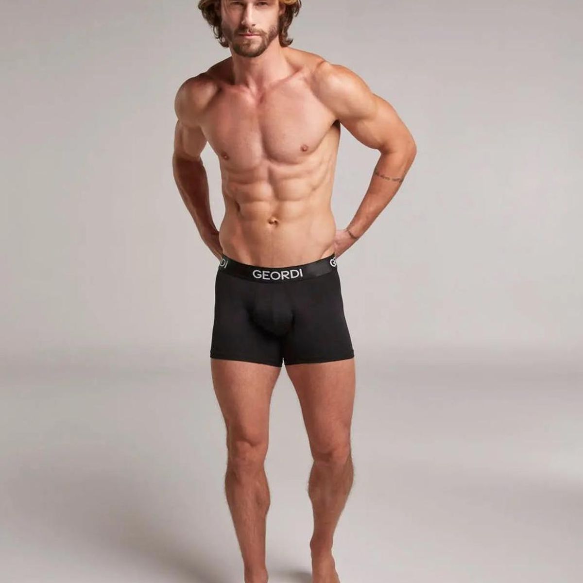 DIANE & GEORDI - Bóxer medio (GG02A5) - Negro