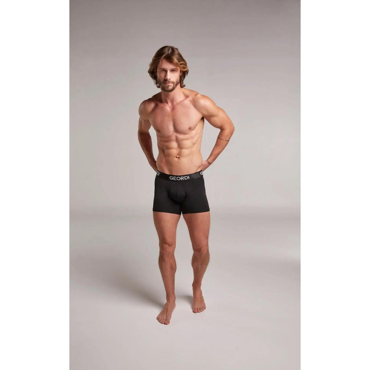 DIANE & GEORDI - Bóxer medio (GG02A5) - Negro