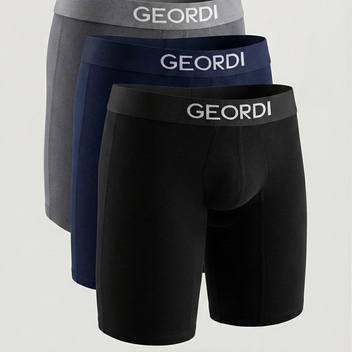 DIANE & GEORDI - Bóxer largo (Pack X3)(5083) - Multicolor