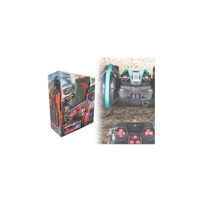 GAME TIME - Carro amphibious control remoto con pilas doble a todo terreno