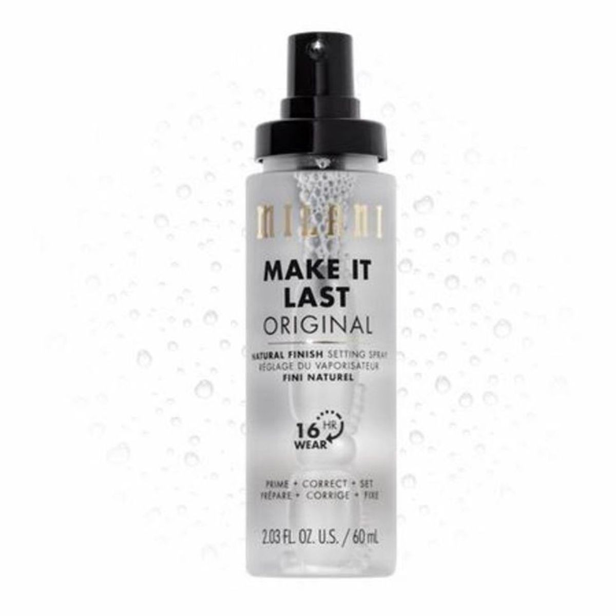 MILANI COSMETICS - Fijador Make It Last Seting Spray Prime  Correct Milani Transparente