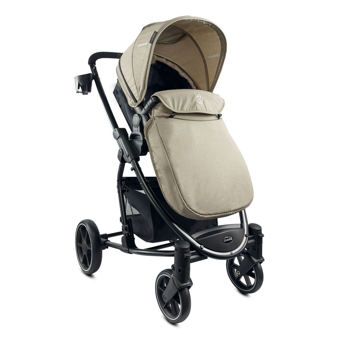 BEBESIT - Coche Moises Para Bebé Prima Bebesit Beige