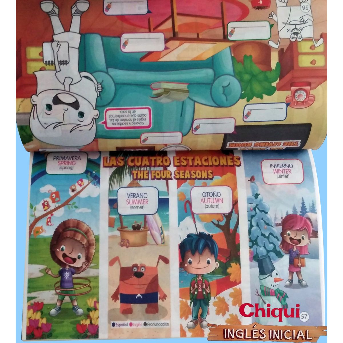 BOOKS - Libro Cartilla Chiqui Ingles Inicial Para Niños