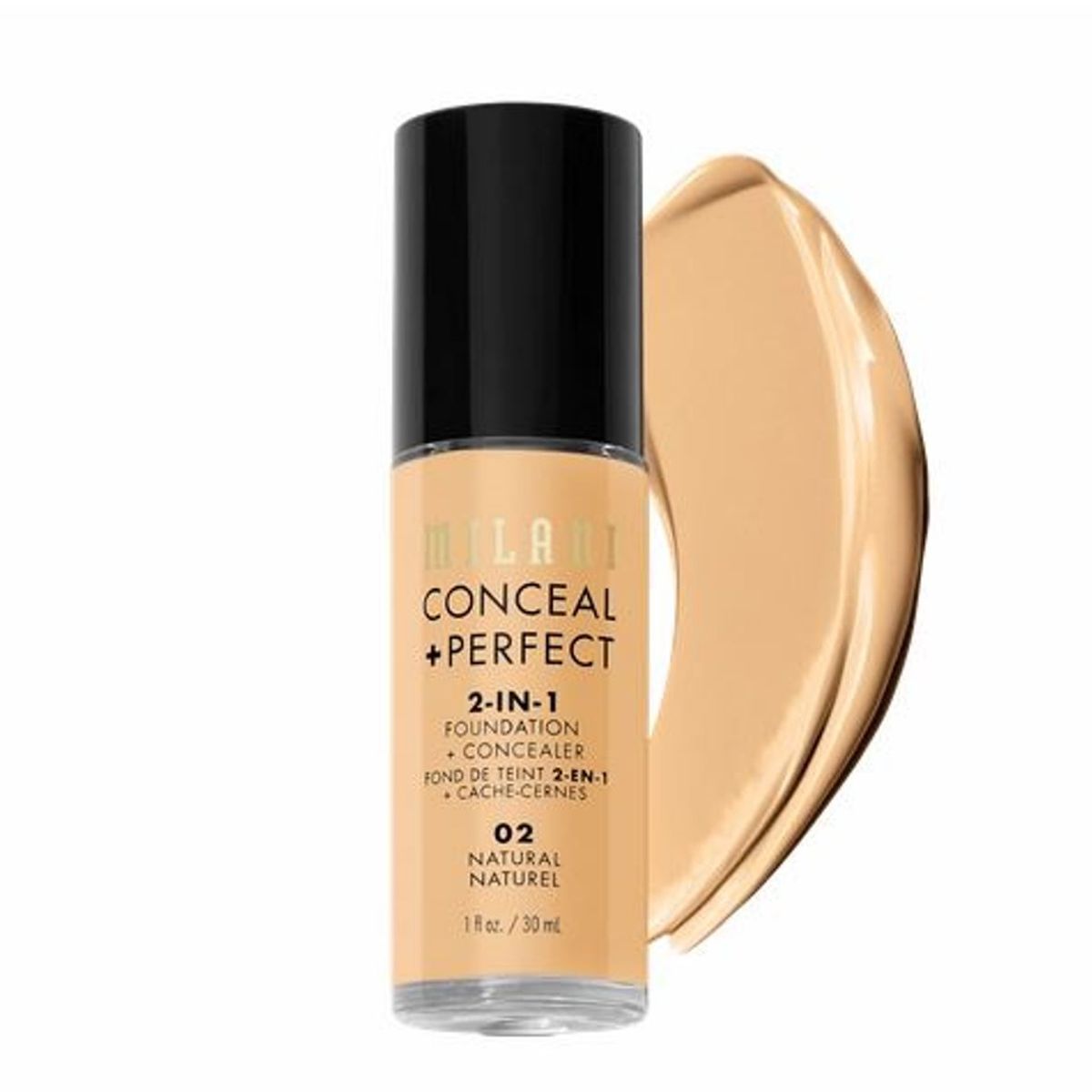 MILANI COSMETICS - Base Matte 2 en 1 Milani 02-Natural