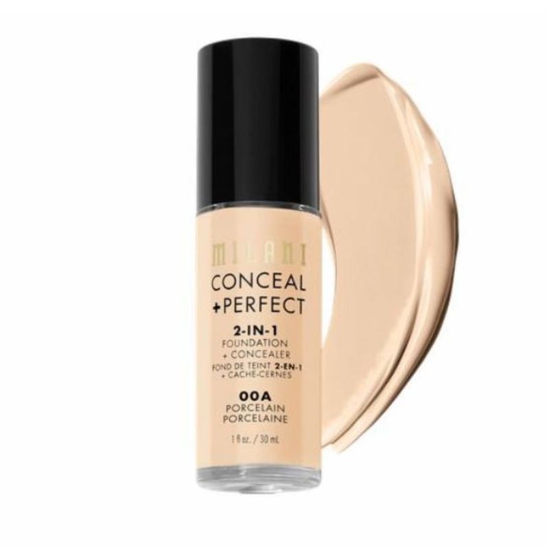 MILANI COSMETICS - Base Matte 2 en 1 Milani 00A-Porcelain