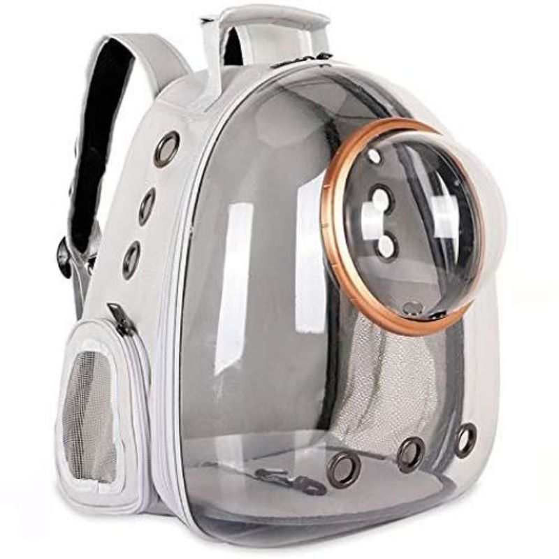 GENERICO - Morral transparente para mascotas.
