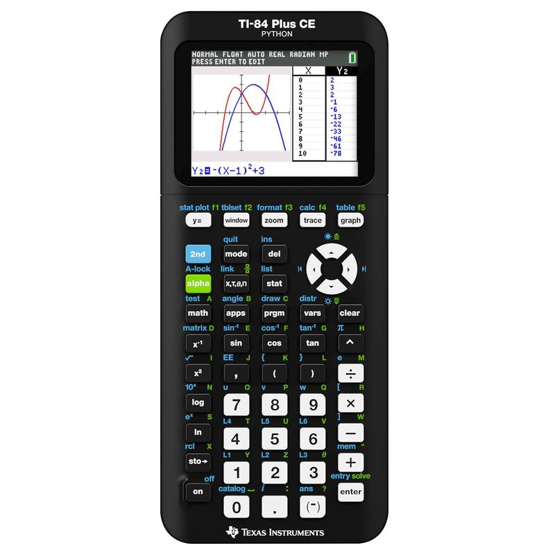 TEXAS INSTRUMENTS - Calculadora Gráfica A Color TI-84 Plus CE Texas Instruments
