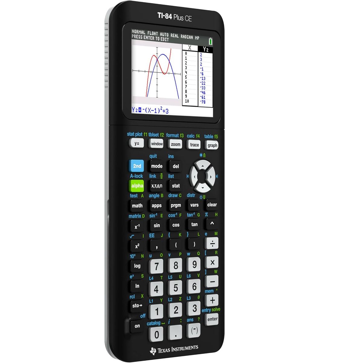 TEXAS INSTRUMENTS - Calculadora Gráfica A Color TI-84 Plus CE Texas Instruments