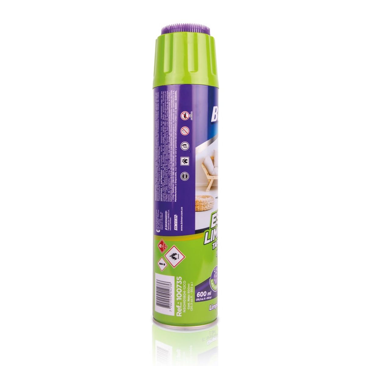 BINNER - Espuma Limpiadora BINNER para Tapicería Aerosol 600ml