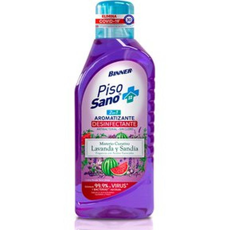 BINNER - Aromatizante Desinfectante 2 en 1 BINNER Piso Sano 1000ml