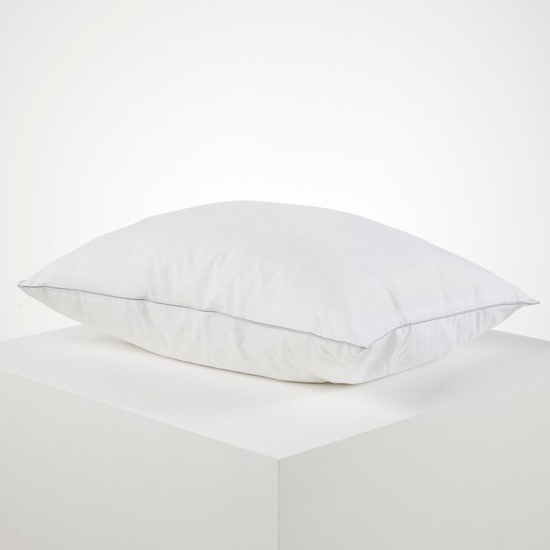 DISTRIHOGAR - Almohada Antiestrés Hilos Carbono Soporte Medio 50 x 70 cm