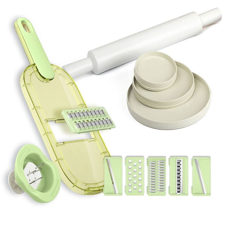 CHEF MASTER - Combo rallador cocina 6en1  Molde X3 arepas  Rodillo