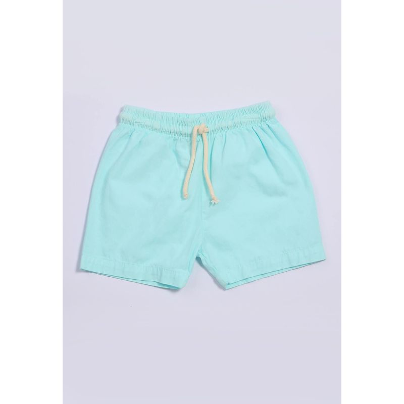 BABY PLANET - Bermuda En Drill Azul Para Bebe Niño Baby Planet