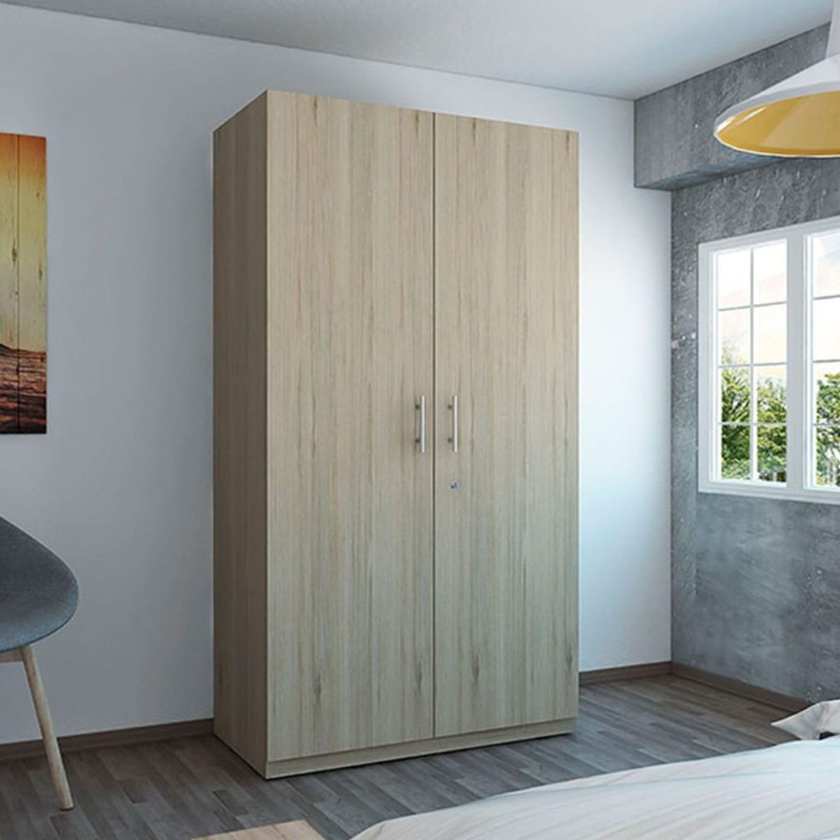 EKONOMODO COLOMBIA - Closet 2 Puertas Wellness Rovere