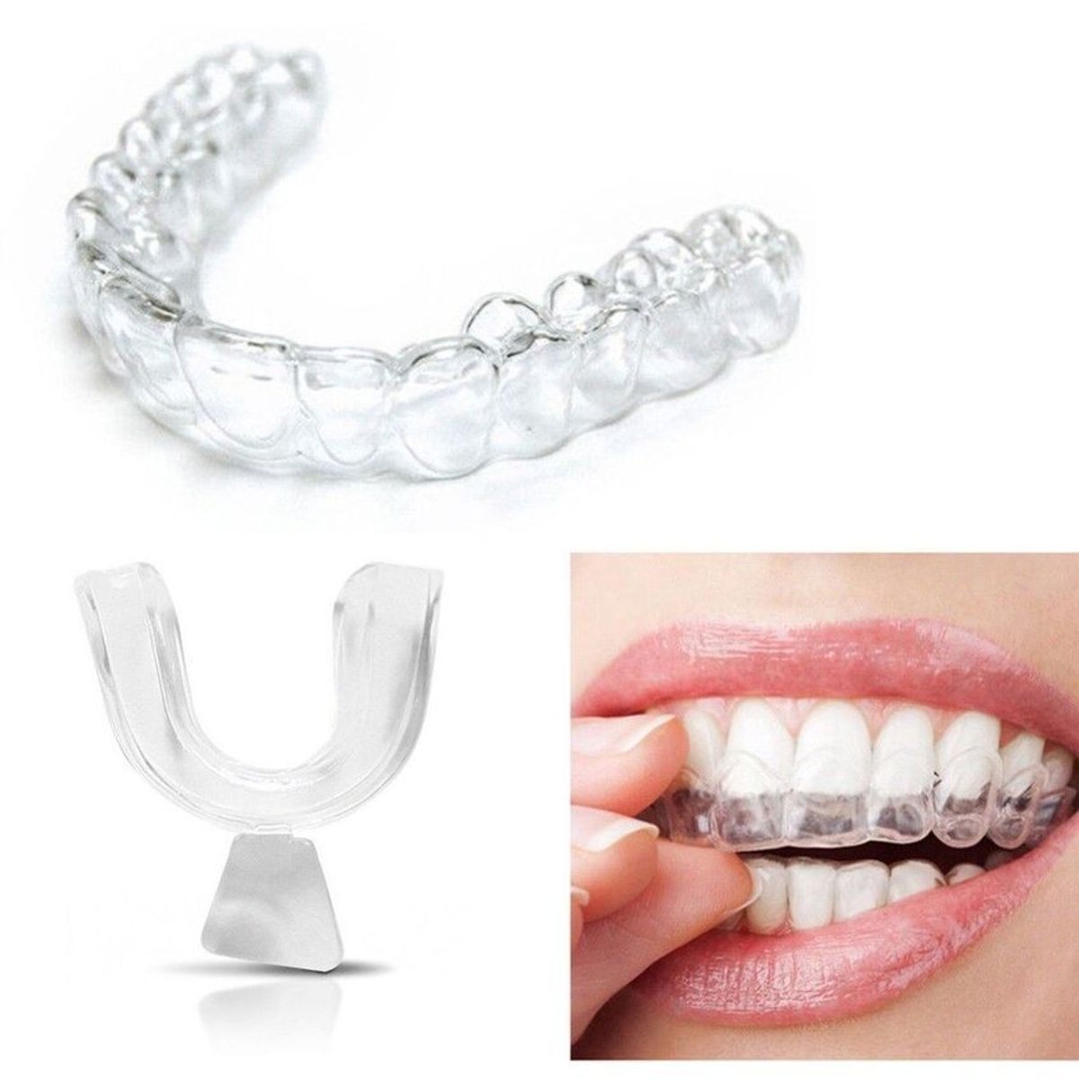 GENERICO - Protector bucal de goma pr blanqueamiento dental bruxismo