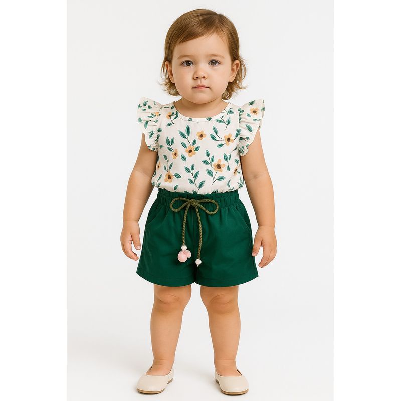 LUSOLSI - Conjuntos de vestir Prendas Ropa Blusa y pantalon para niñas pequeñas