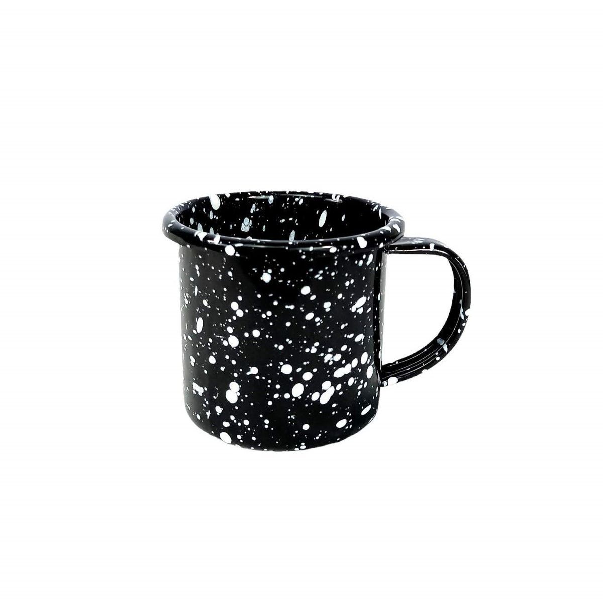 MACUIRA - Set 4 Tazas en Peltre 390ml Macuira Pietra Negro