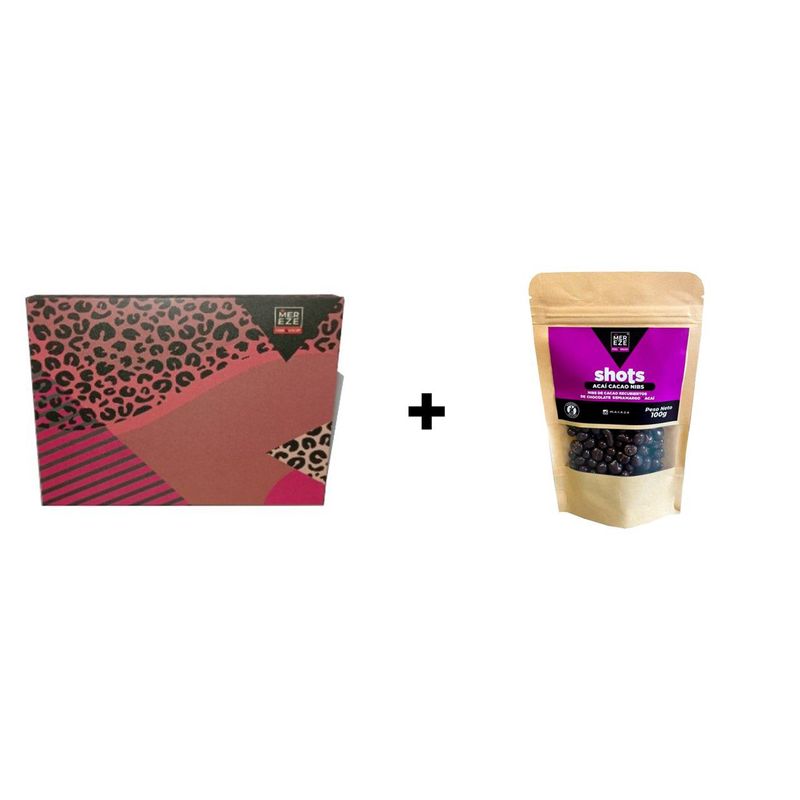 MEREZE - Caja de regalo x3  Shots Nibs y acai