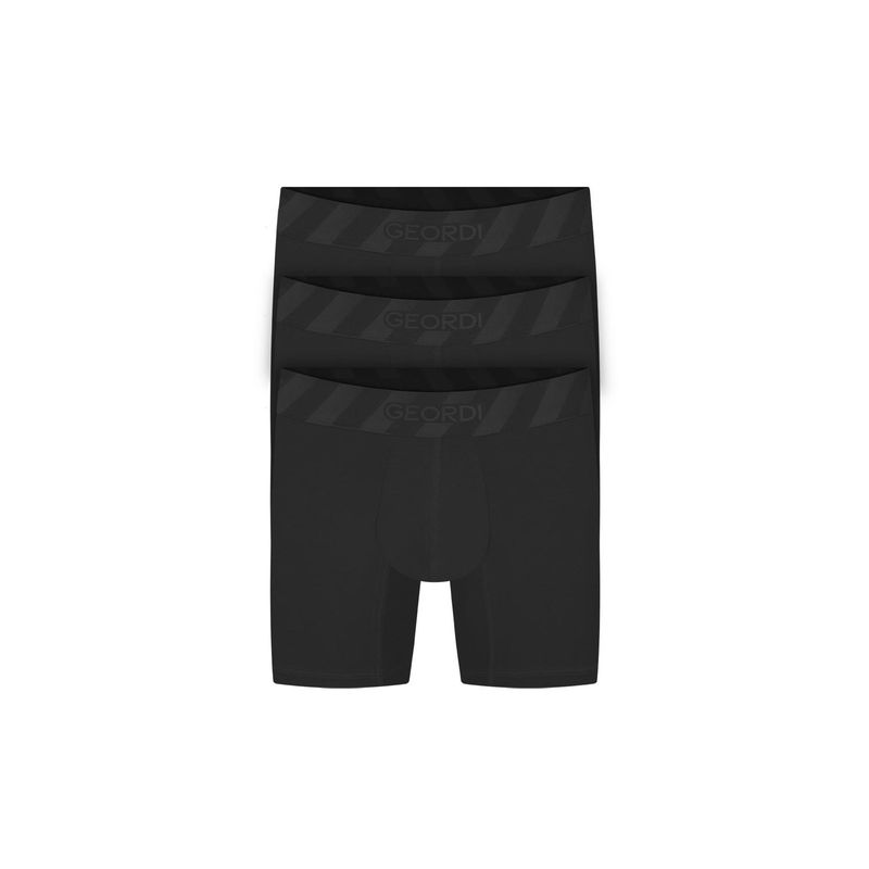 DIANE & GEORDI - Bóxer medio (Pack X3)(2148) - Negro