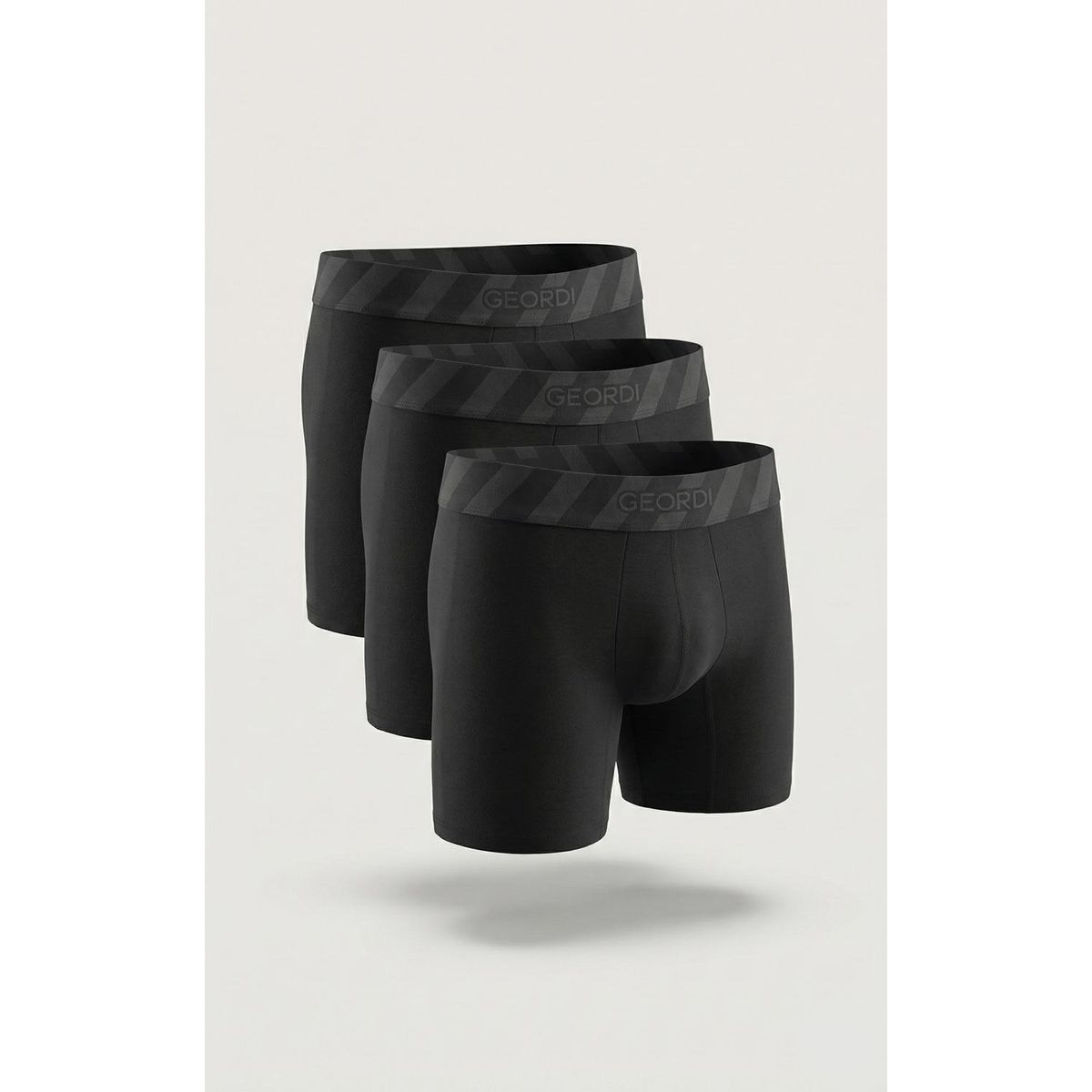 DIANE & GEORDI - Bóxer medio (Pack X3)(2148) - Negro