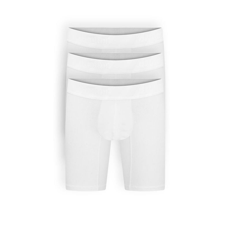 DIANE & GEORDI - Bóxer largo (Pack X3)(4158) - Blanco