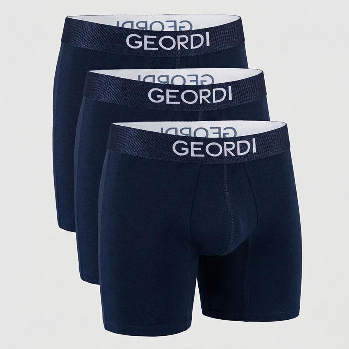 DIANE & GEORDI - Bóxer medio (Pack X3)(5082) - Azul oscuro