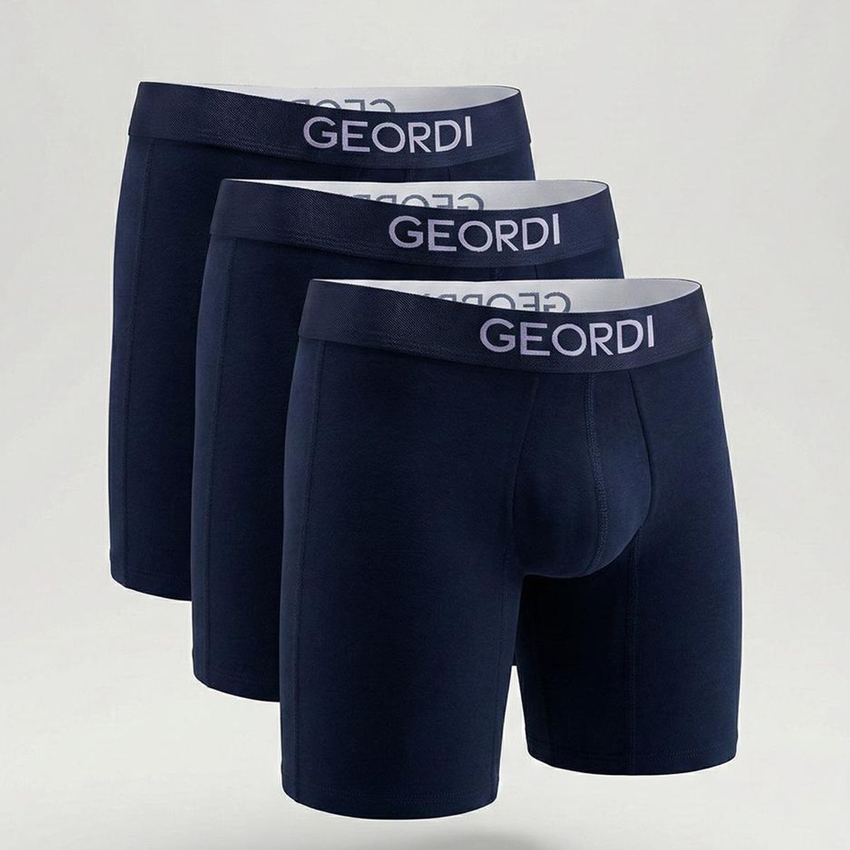 DIANE & GEORDI - Bóxer largo (Pack X3)(5083) - Azul