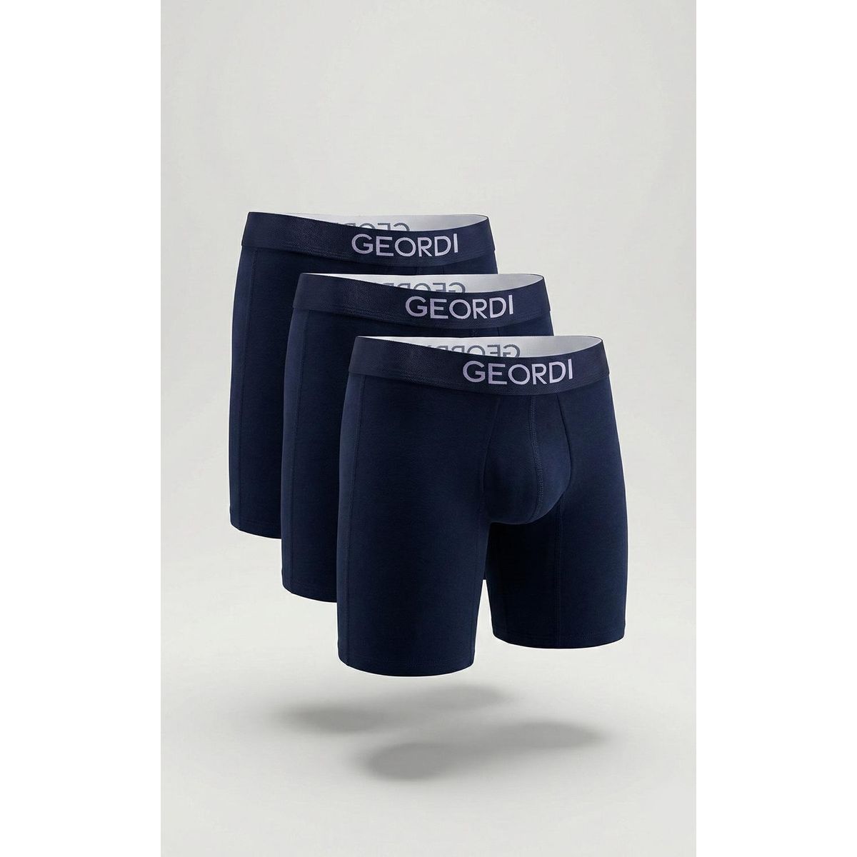 DIANE & GEORDI - Bóxer largo (Pack X3)(5083) - Azul