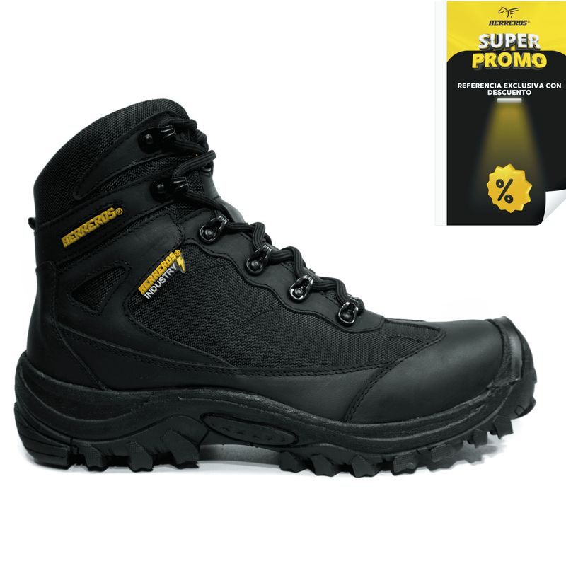 HERREROS - Bota Hombre Seguridad -Herreros- Iron Jack  Negro