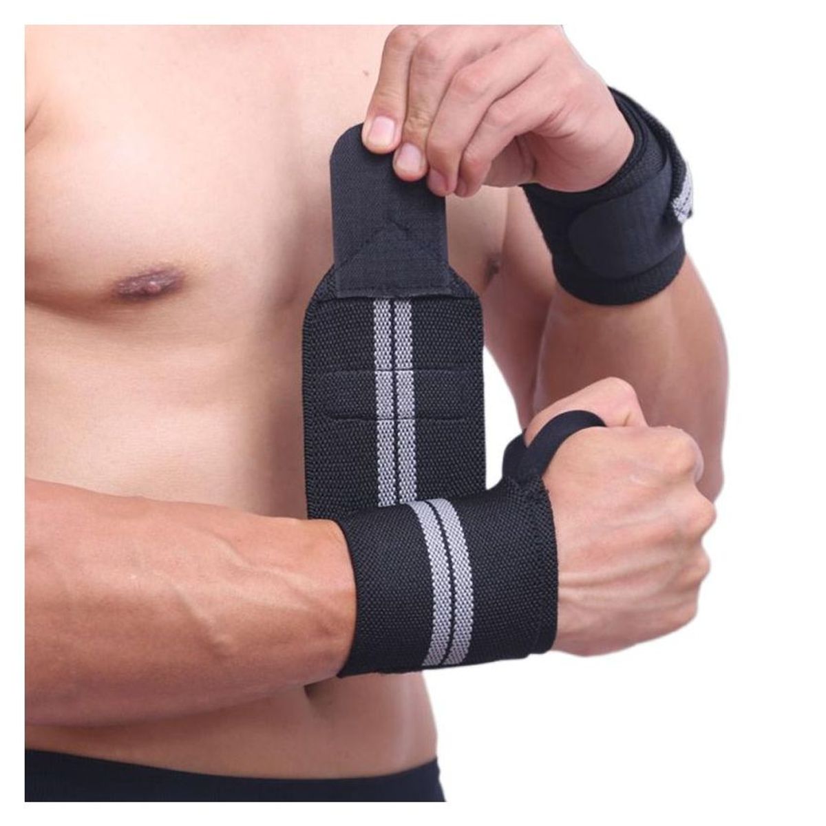 GENERICO - Muñequeras entrenamiento gym pesas crossfit