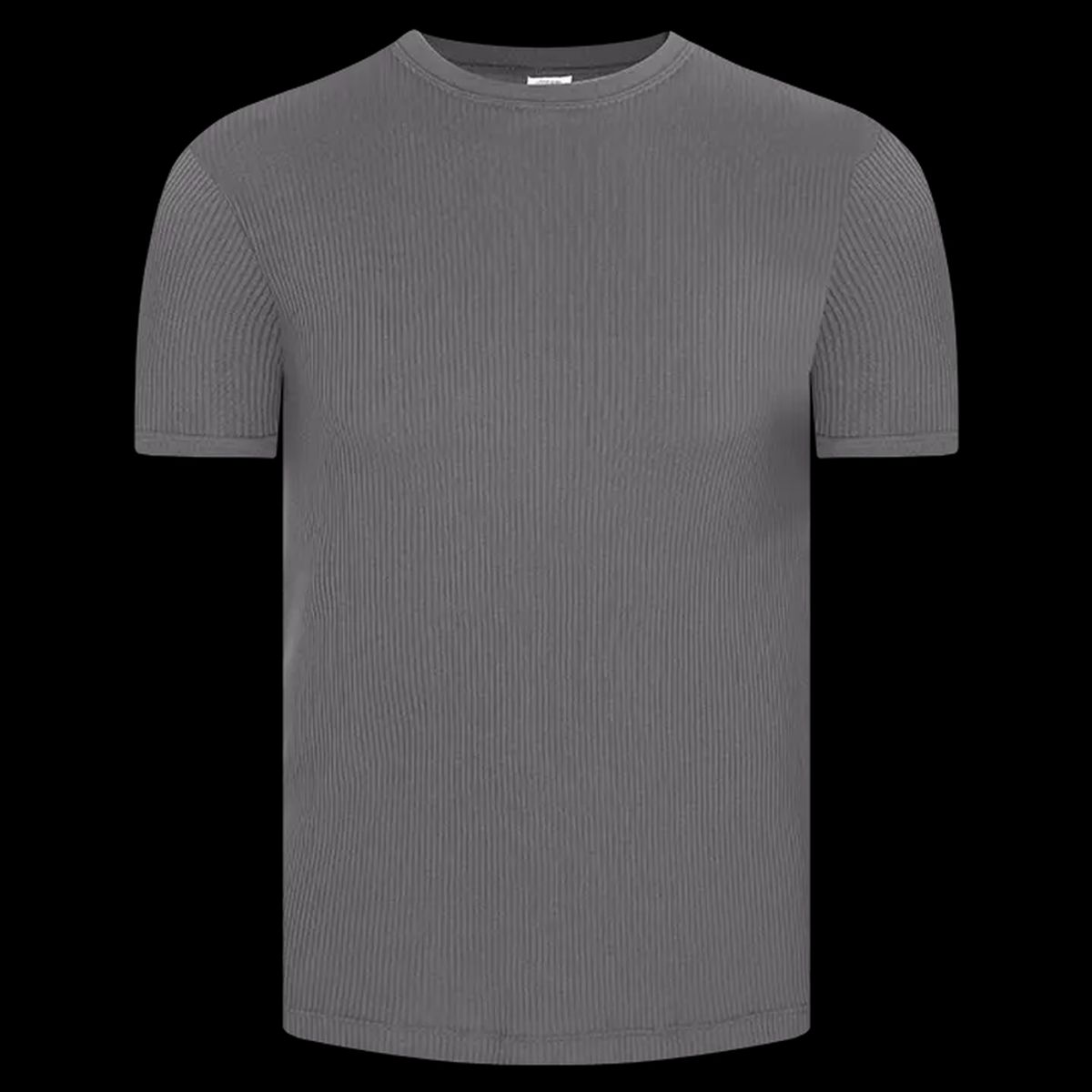 DIANE & GEORDI - Camiseta cuello redondo acanalada 2256 - Gris