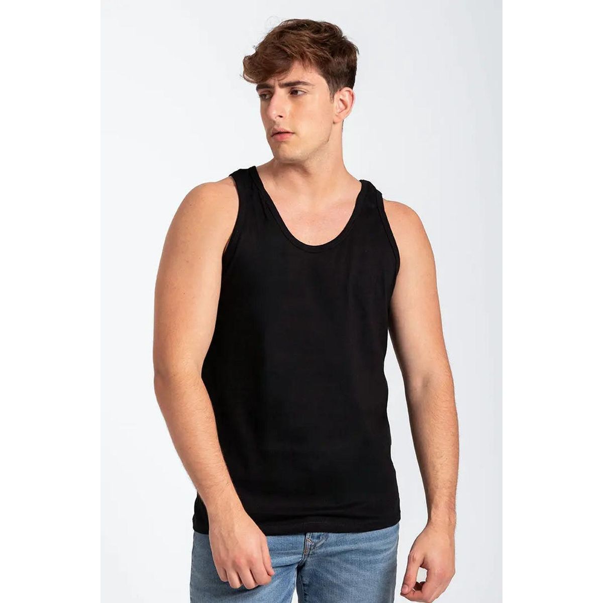 DIANE & GEORDI - Camiseta Cuello Redondo 2522 - Negro