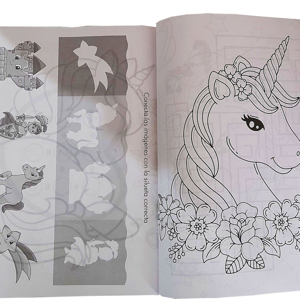 BOOKS - Super Libro De Mándalas Unicornios Para Colorear 80 Paginas
