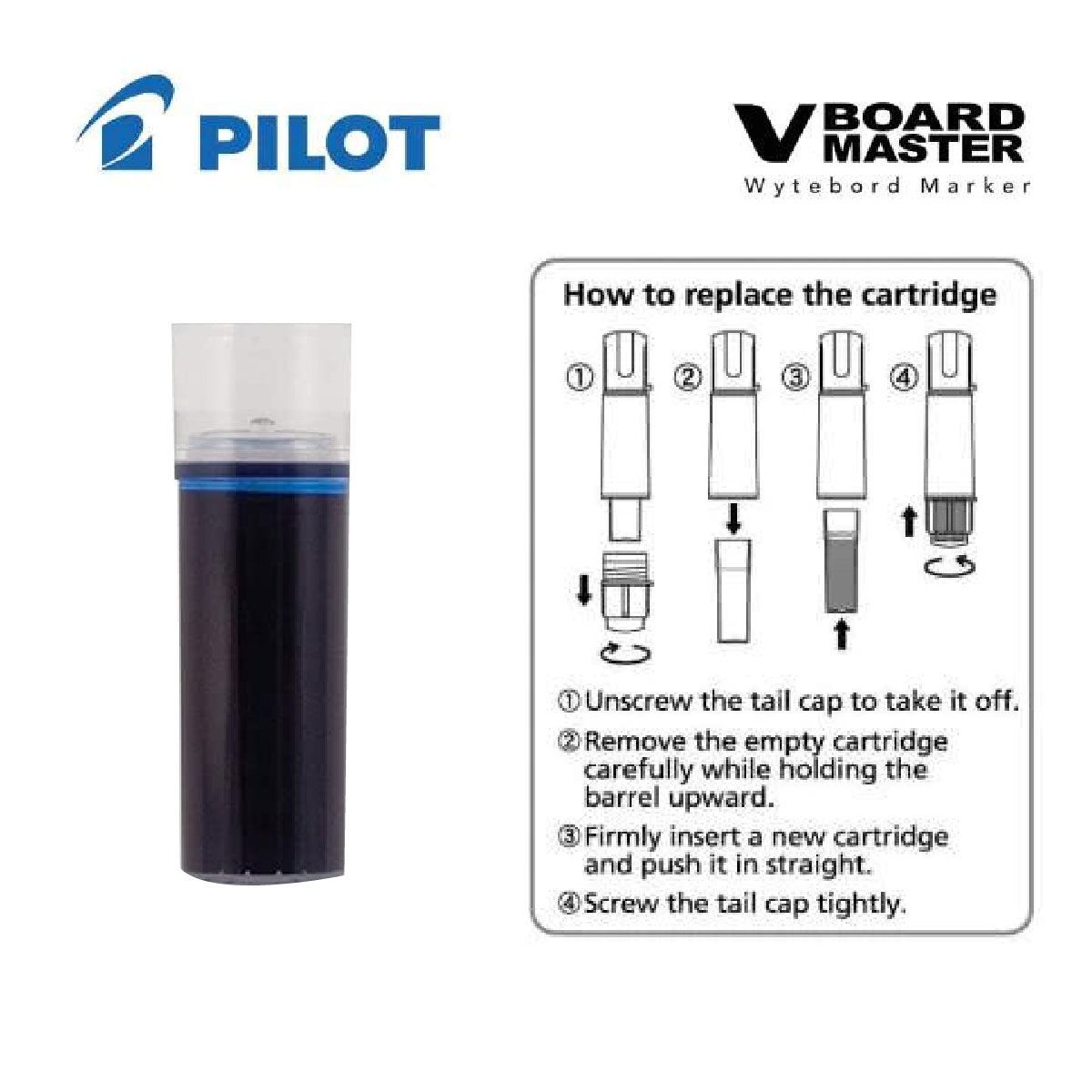 PILOT - Repuesto Para Marcador Borrable Pilot V Board Color Azul