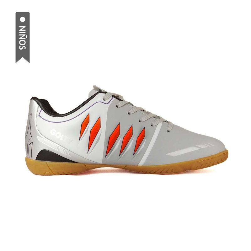 GOLTY - Zapatillas Golty Lisa Formacion Fx Niños-Gris/Blanco