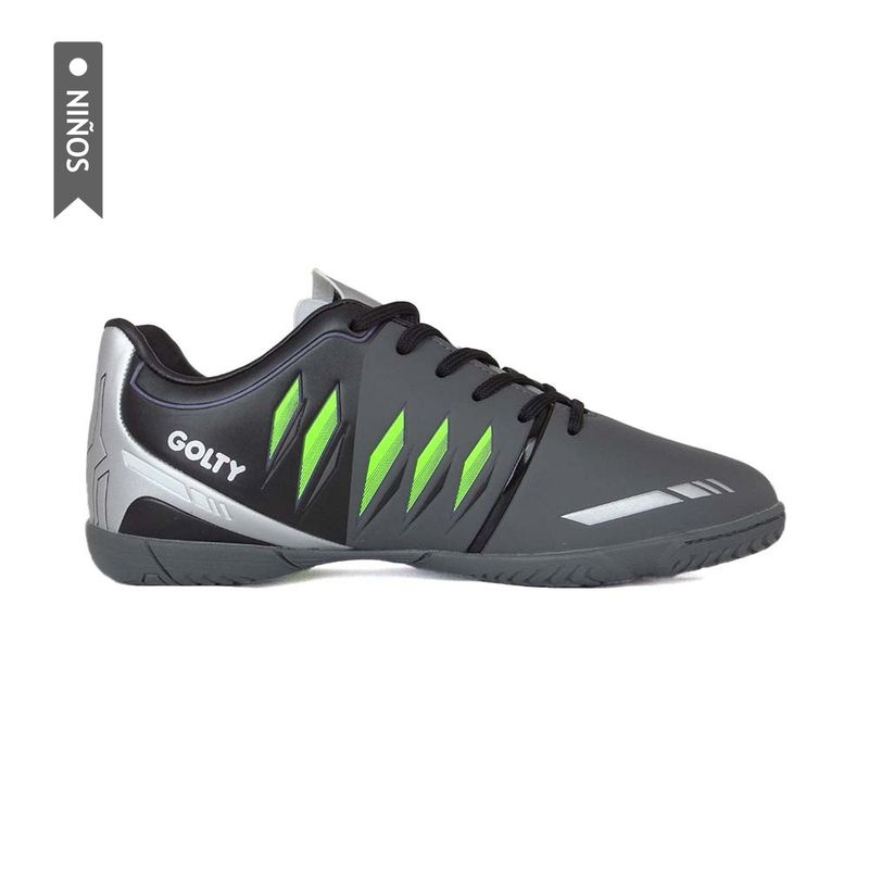 GOLTY - Zapatillas Golty Lisa Formacion Fx Niños-Gris/Negro