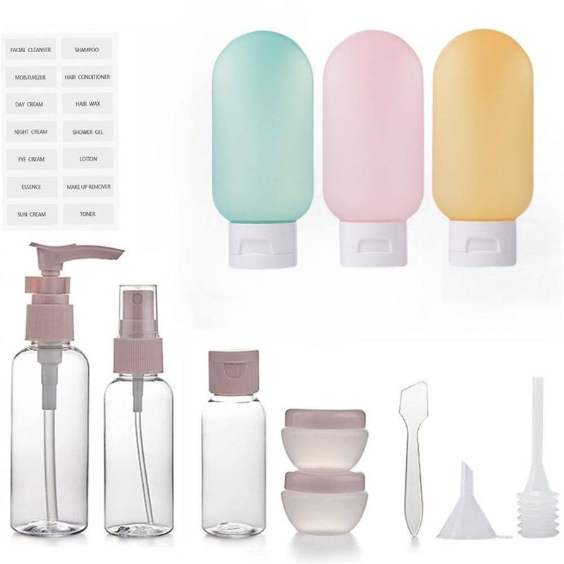 ONE PIXEL - Kit Botellitas Viaje Dispensadores Multifuncionales Elegantes