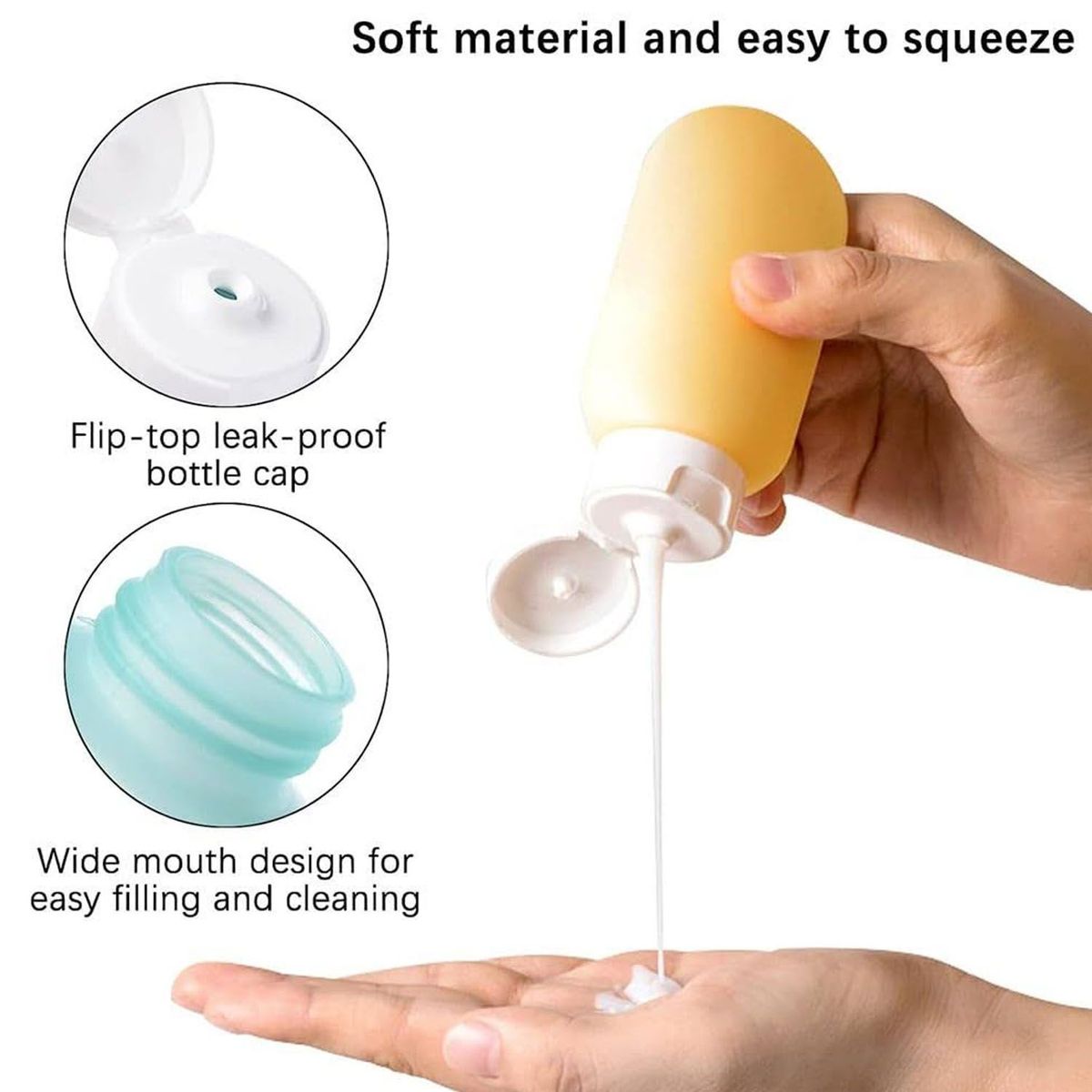 ONE PIXEL - Kit Botellitas Viaje Dispensadores Multifuncionales Elegantes